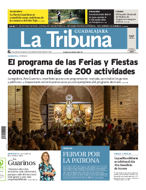 Portada La Tribuna de Guadalajara