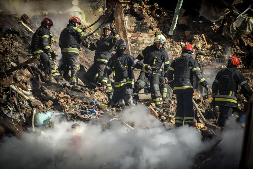 Varias explosiones sacuden la capital ucraniana, Kiev  / OLEG PETRASYUK