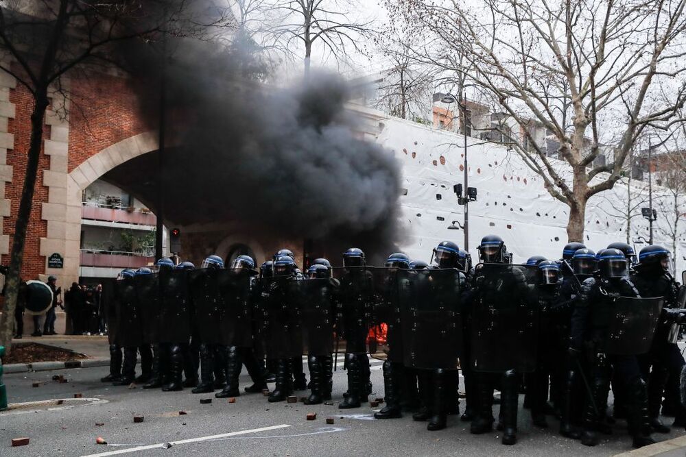 Mobilization in France against the government's reform of pensions  / TERESA SUAREZ