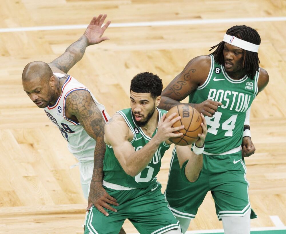 NBA Playoffs - Philadelphia 76ers at Boston Celtics  / CJ GUNTHER