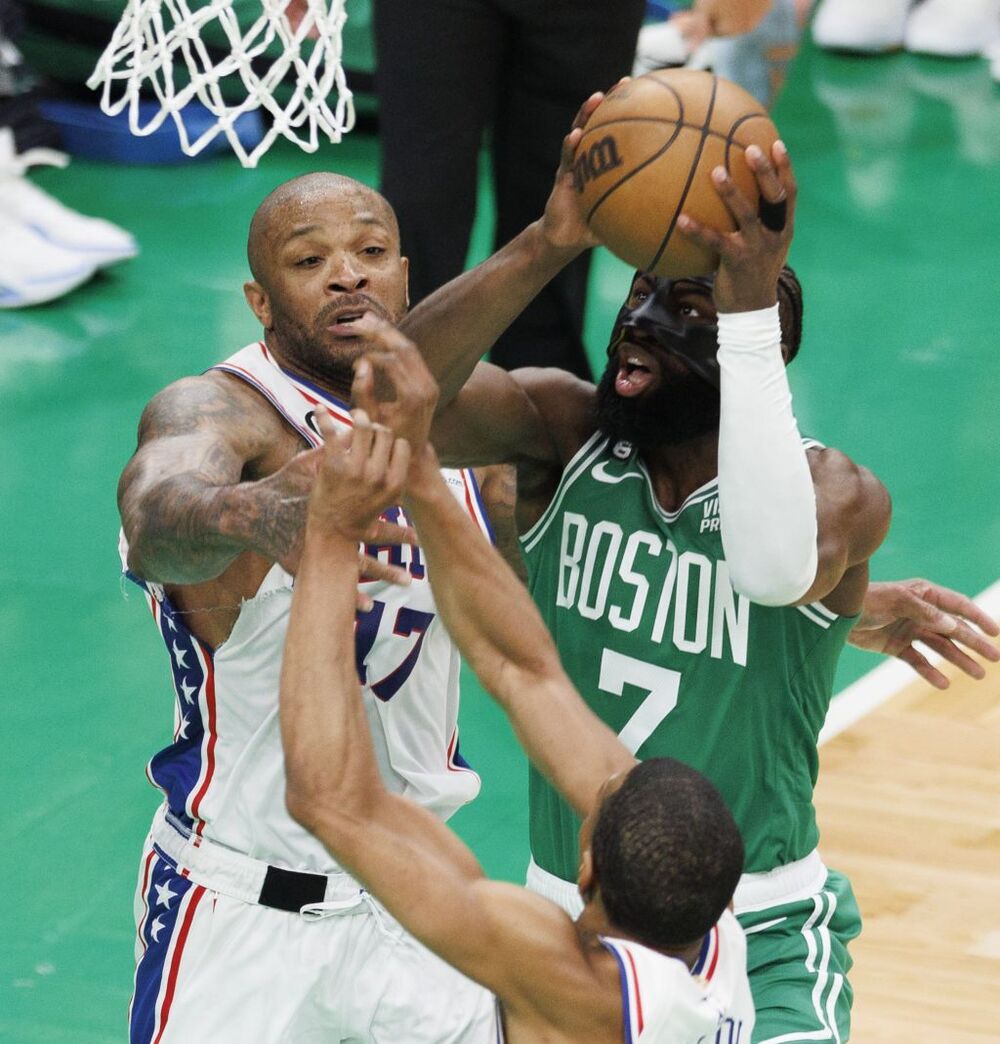 NBA Playoffs - Philadelphia 76ers at Boston Celtics  / CJ GUNTHER