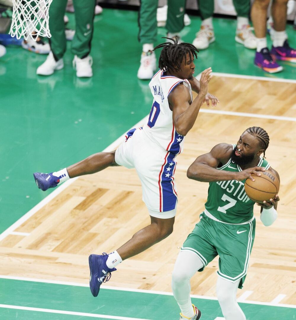 NBA Playoffs - Philadelphia 76ers at Boston Celtics  / CJ GUNTHER