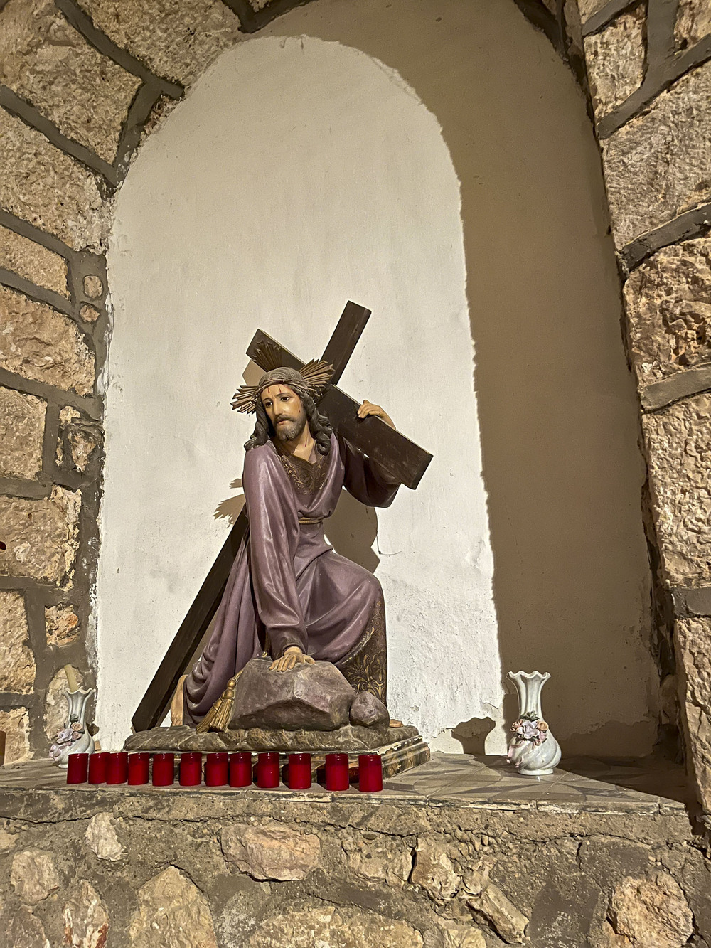 Cristo Nazareno donado por ‘Manolete’ al pueblo de Fuentelencina.