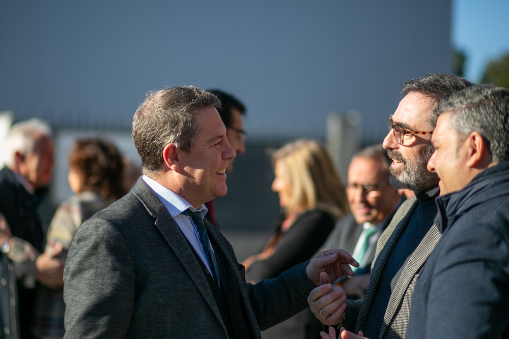 Page saluda a los líderes de CCOO y UGT en la región en la presentación de la Estrategia de Economía Social de Castilla-La Mancha