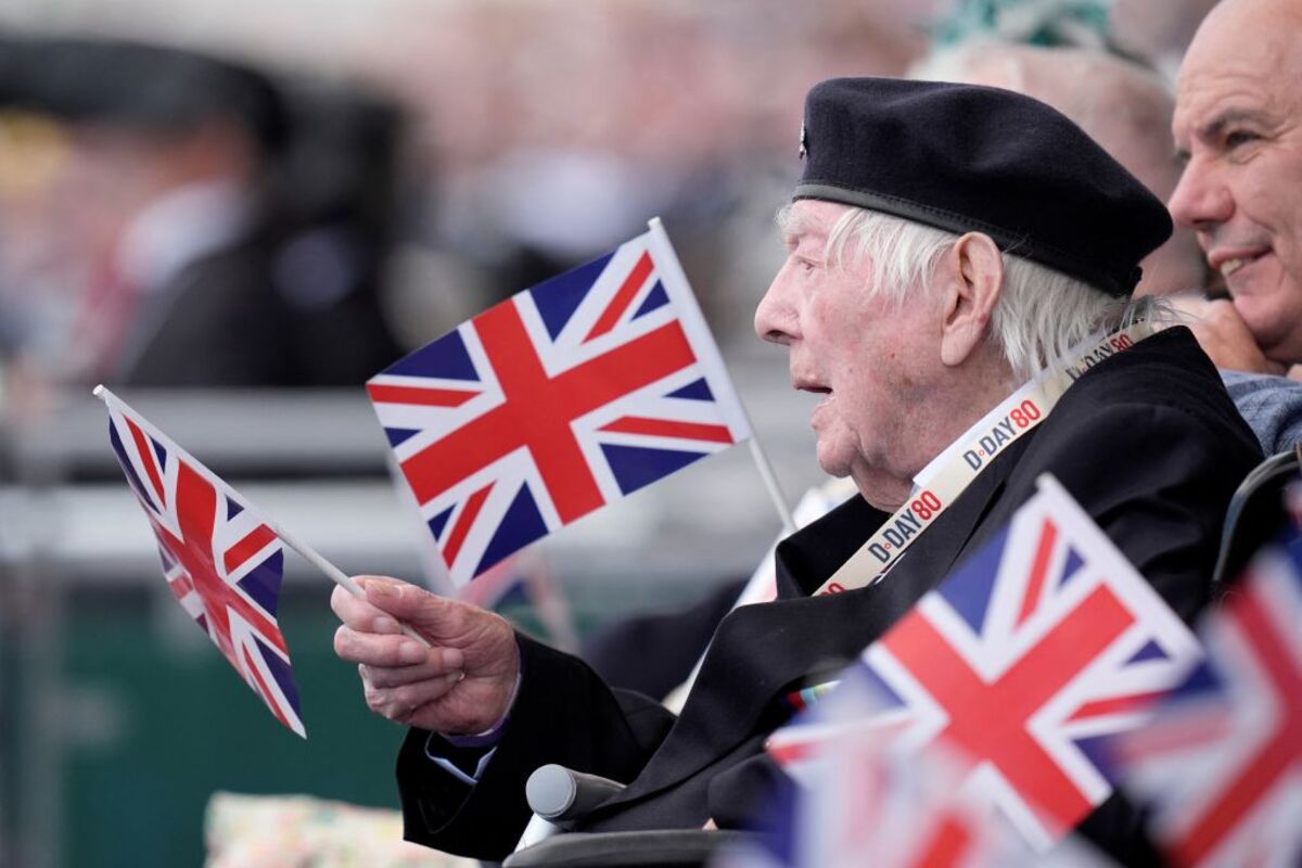 Commemorative event for the 80th anniversary of D-Day, in Portsmouth  / ANDREW MATTHEWS