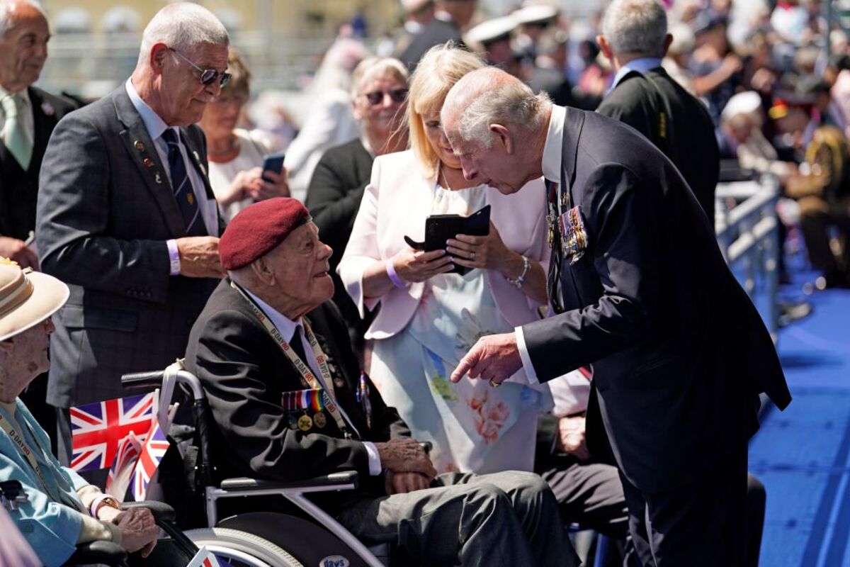 Commemorative event for the 80th anniversary of D-Day, in Portsmouth  / ANDREW MATTHEWS