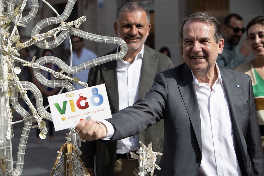 Vigo inicia el montaje de su Navidad