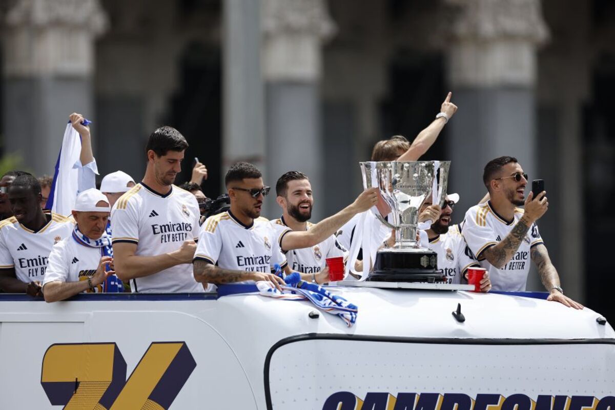 El Real Madrid celebra su trigésimo sexta Liga