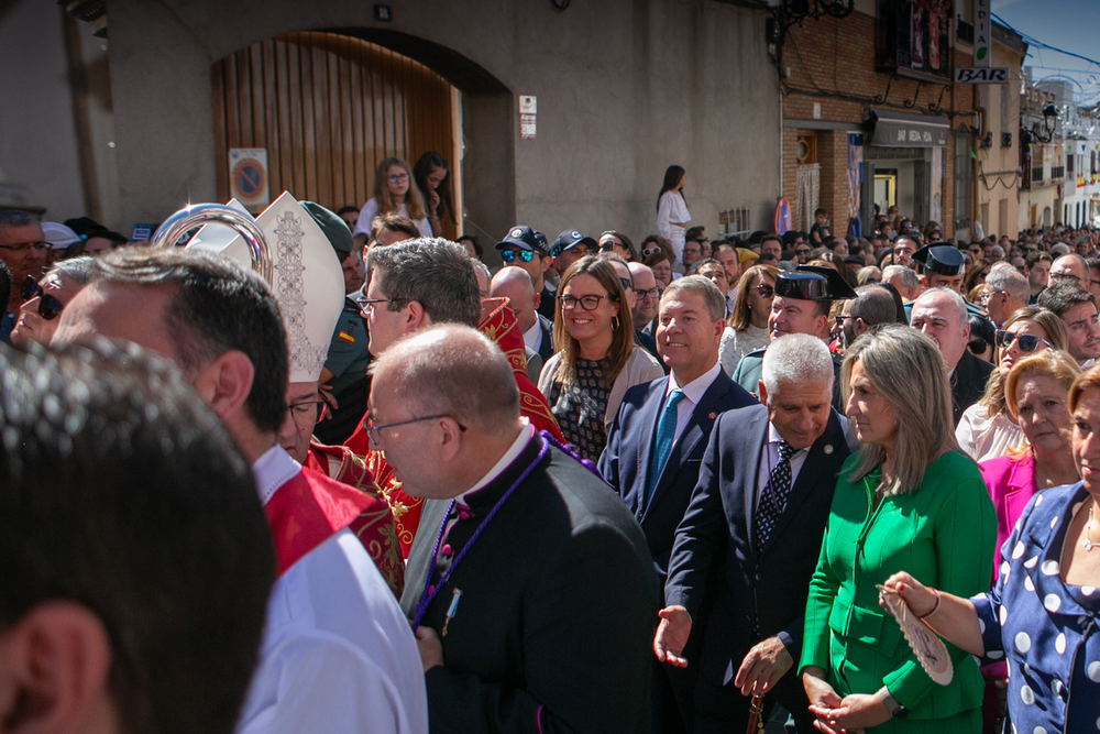 Page ha estado presente en la Misa del Cristo de la Vera Cruz