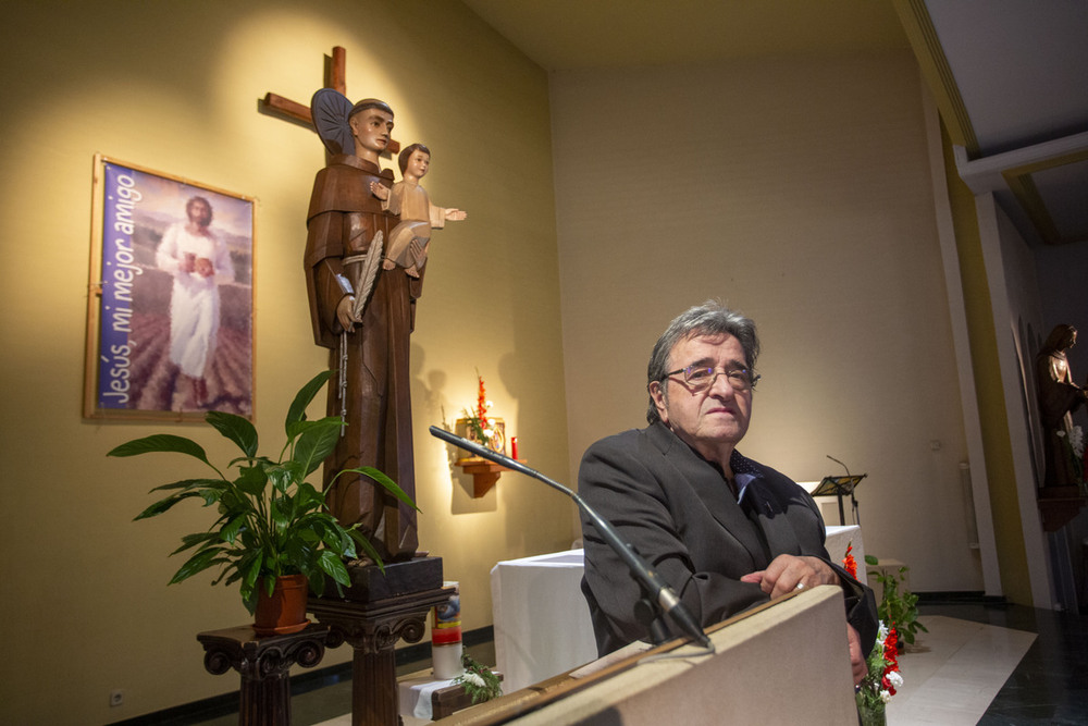 El sacerdote guadalajareño y párroco de San Antonio de Padua, Jesús Recuero Alcolea.