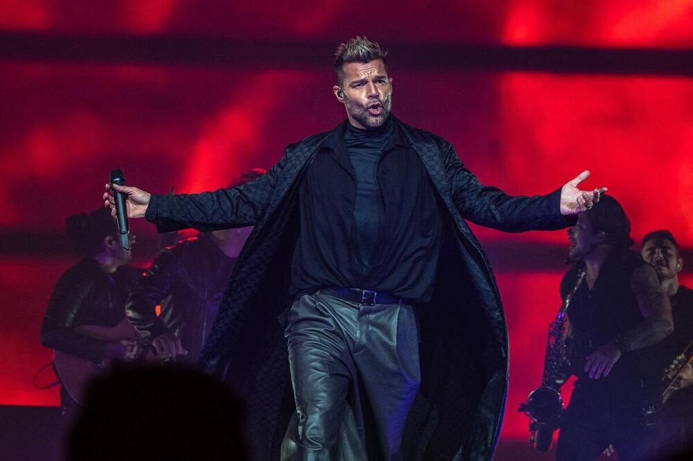 Imagen de archivo del cantante puertorriqueño Ricky Martin durante un concierto. 