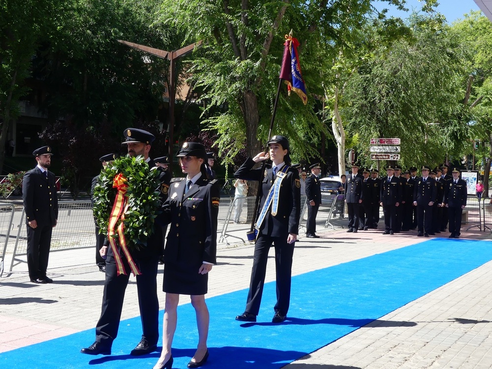 Acto de conmemoración de una efeméride más en el Cuerpo de la Policía Nacional