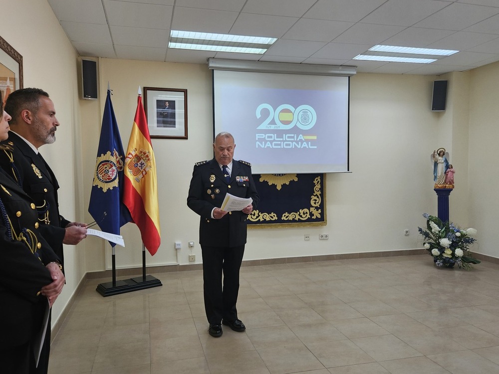 Acto de conmemoración de una efeméride más en el Cuerpo de la Policía Nacional