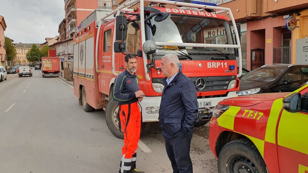 Imágenes de la visita cursada por el presidente de la Diputación, José Luis Vega, a varios de los municipios del Señorío de Molina afectados por la DANA.