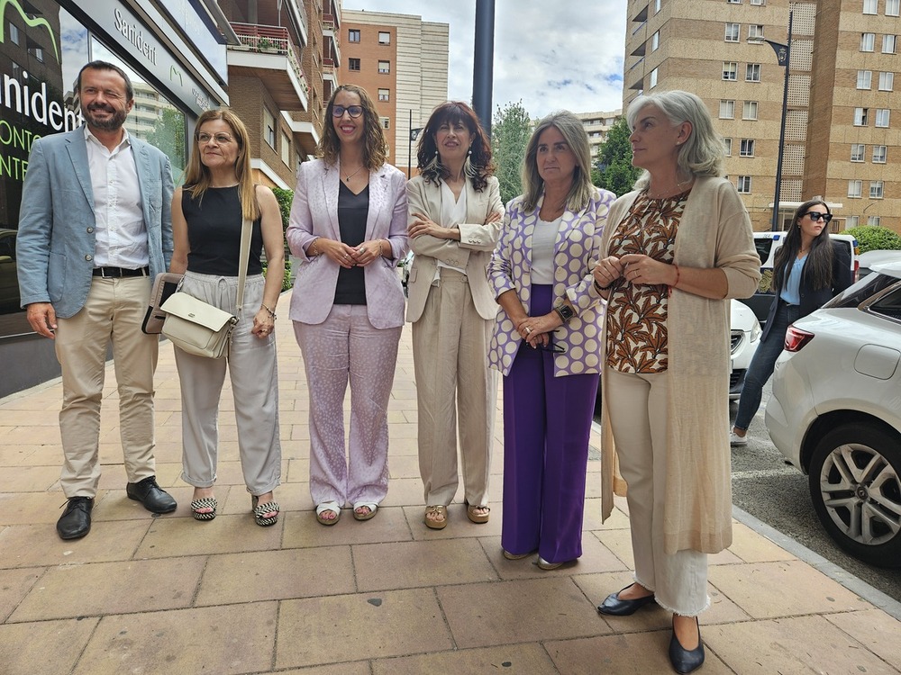 La ministra de Igualdad visita el futuro Centro de Atención Integral a las Violencias Sexuales 