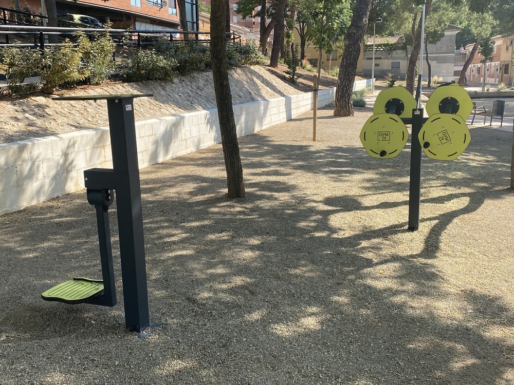 Imágenes del resultado de la reforma realizada por el Ayuntamiento en el parque del Nuevo Alamín.