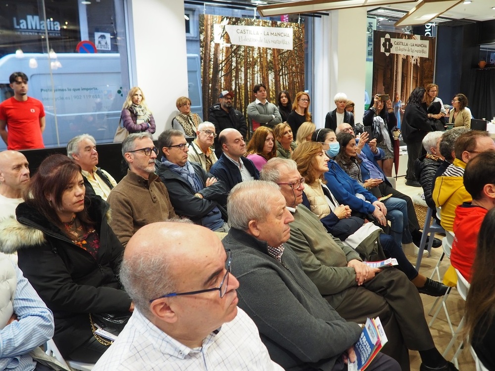 Imagen de la presentación de 'La Alcarria en tu maleta' en Madrid.