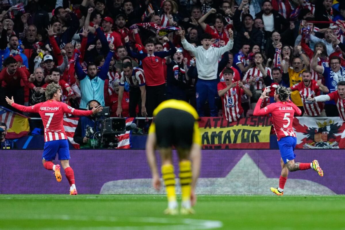 Atletico de Madrid v Borussia Dortmund - UEFA CHampions League - Quarter finals  / AFP7 VÍA EUROPA PRESS