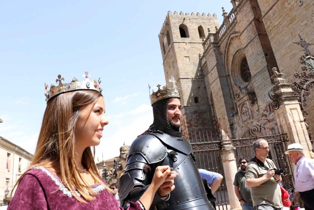 Imágenes de archivo de anteriores ediciones de las Jornadas Medievales de Sigüenza.