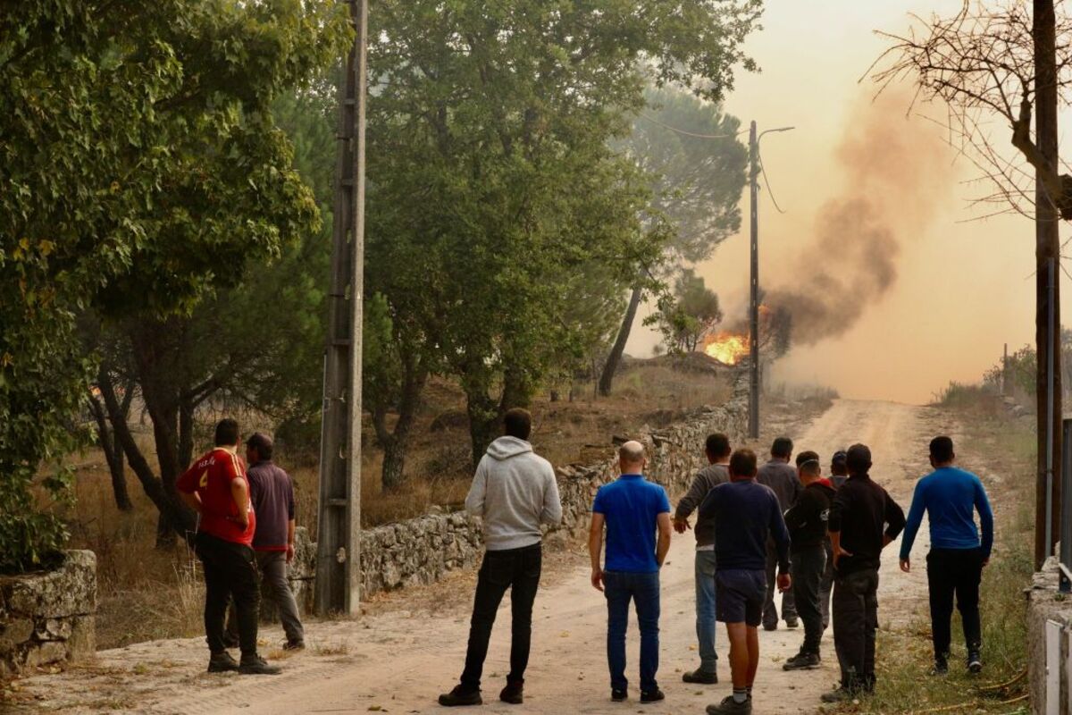 Declarado incendio en el centro de Portugal  / CARLOS GARCÍA