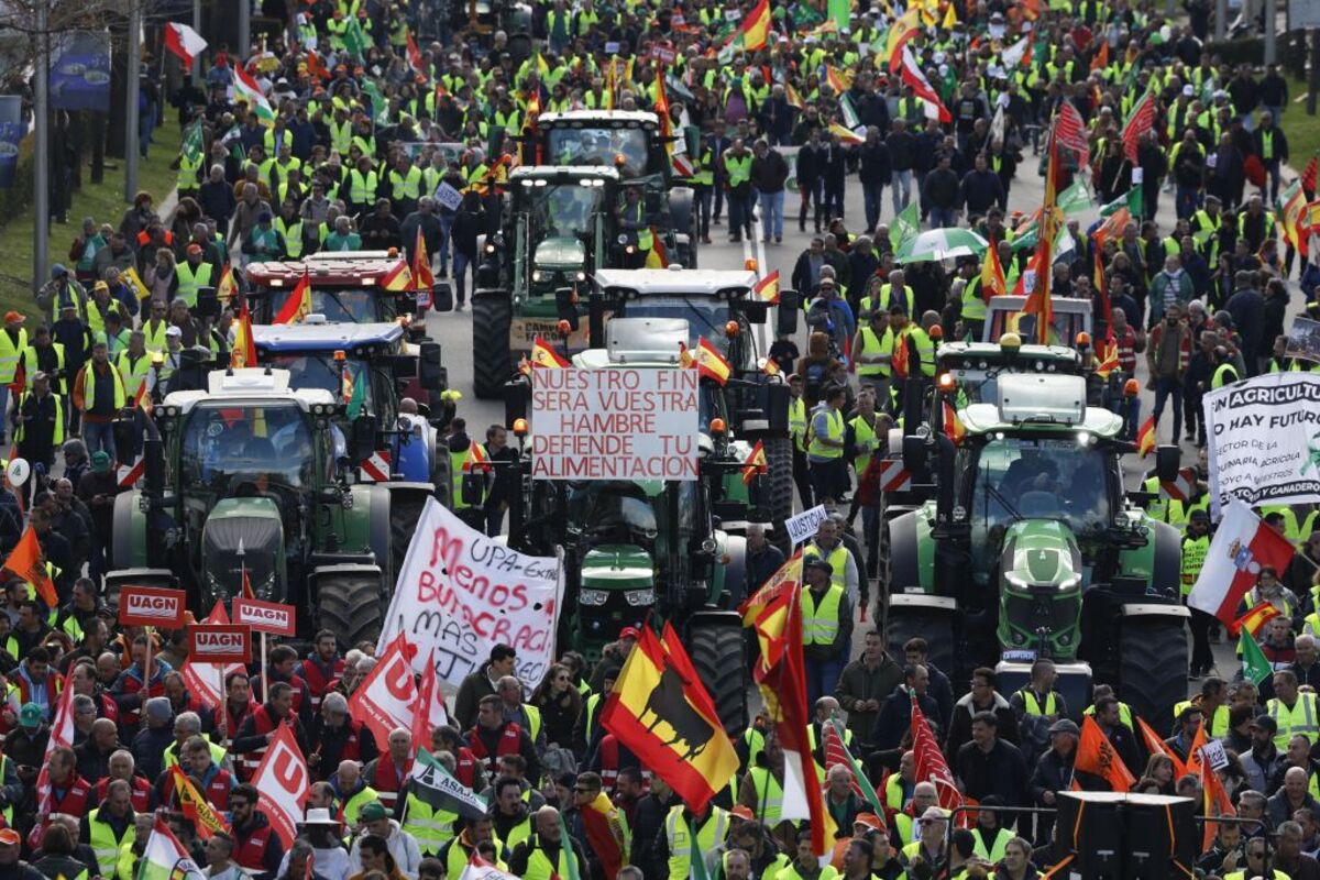 Marcha de agricultores en Madrid  / La Tribuna de Guadalajara