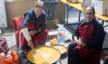 Gran éxito en Cabanillas en la degustación de platos típicos