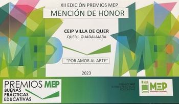 CEIP Villa de Quer recibe mención especial en los premios MEP