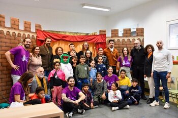 El alumnado de colegios rurales practican teatro en igualdad