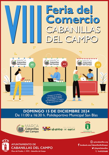 Cabanillas celebra este domingo la VIII Feria del Comercio