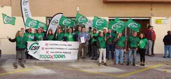 CSIF se moviliza en defensa de los empleados públicos