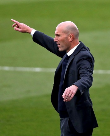 Zidane en ‘barbecho’