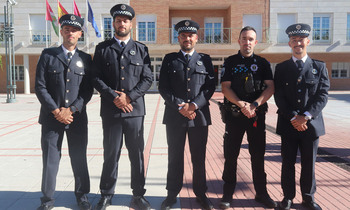 Toma de posesión de los nuevos policías locales de Cabanillas