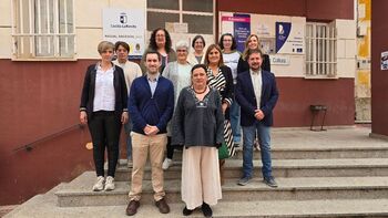 Visita institucional a las alumnas del Recual en Sacedón