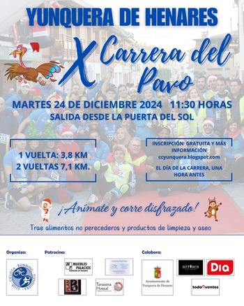 Yunquera celebra el martes la 10ª edición la Carrera del Pavo