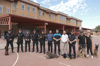 Primera exhibición de Unidad Canina de la Policía de Azuqueca