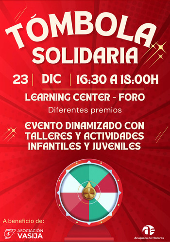 A la venta los boletos de la Tómbola solidaria de Azuqueca