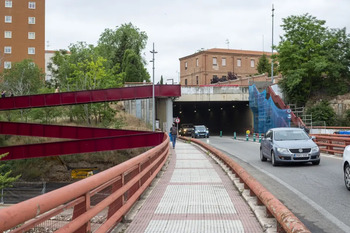 Se corta al tráfico del túnel de Aguas Vivas en Guadalajara