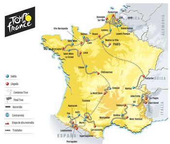 El tour se empadrona en Francia