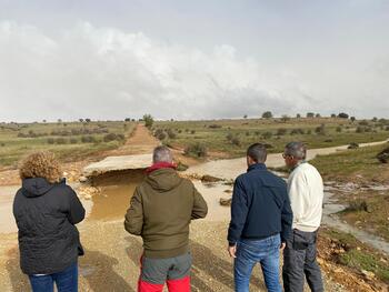 El delegado de la Junta visita la zona afectada por la DANA