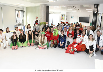 La Pecera del Hospital acoge su tradicional festival navideño