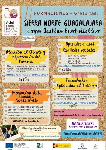 ADEL Sierra Norte lanza cursos para dinamizar el entorno rural