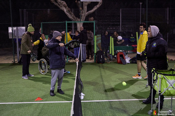 Los campeones de C-LM de Pádel Adaptado visitan Yunquera