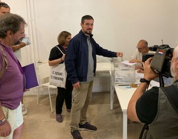Gascón (Podemos) anima a votar 