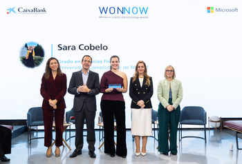 La alcarreña Sara Cobelo, premiada por CaixaBank y Microsoft