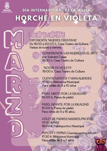‘Horche en Violeta’ extiende a todo marzo el Día de la Mujer