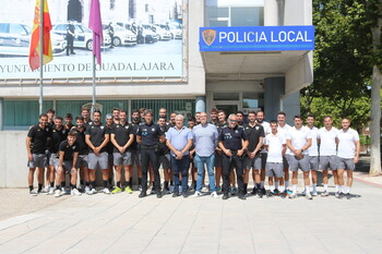 El Dépor visita las instalaciones de la Policía Local