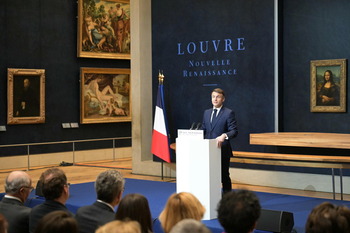 Macron anuncia una reforma del Louvre que acabará en 2031