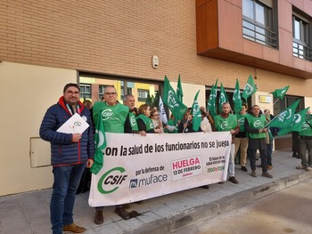 CSIF Guadalajara se moviliza en defensa de Muface